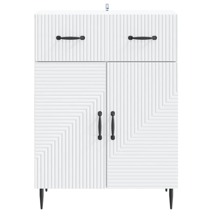 Dressoir met lade Wit 66 x 34,5 x 89,5 cm Bewerkt hout