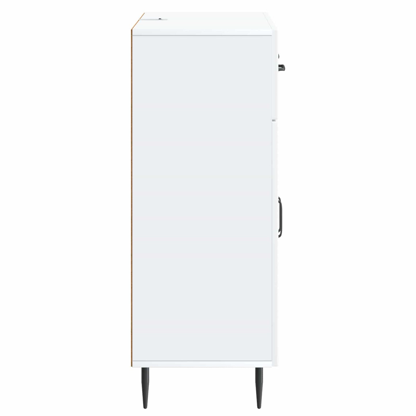Dressoir met lade Wit 66 x 34,5 x 89,5 cm Bewerkt hout