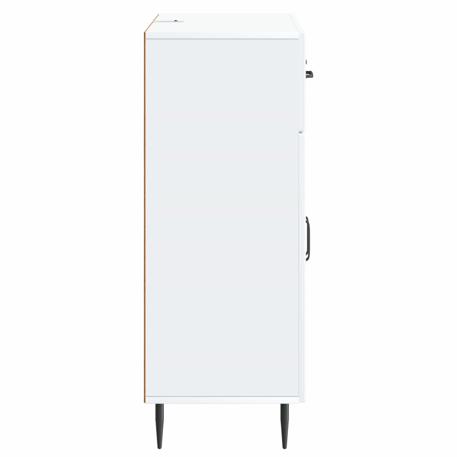 Dressoir met lade Wit 66 x 34,5 x 89,5 cm Bewerkt hout