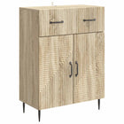 Sideboard with Drawer Sonoma Oak 66 x 34.5 x 89.5 cm Engineered Wood