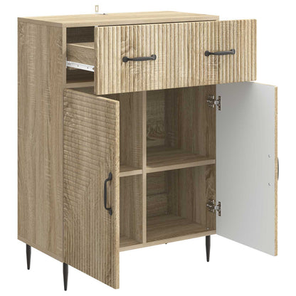 Dressoir met lade Sonoma Eiken 66 x 34,5 x 89,5 cm Bewerkt hout