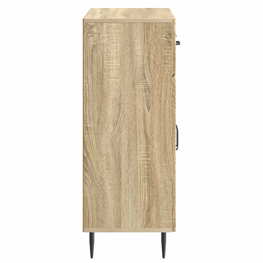 Dressoir met lade Sonoma Eiken 66 x 34,5 x 89,5 cm Bewerkt hout