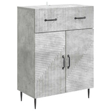 Dressoir met lade Betongrijs 66 x 34,5 x 89,5 cm Bewerkt hout
