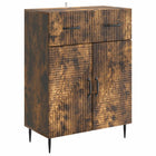 Sideboard Smoked oak 66 x 34.5 x 89.5 cm Engineered wood