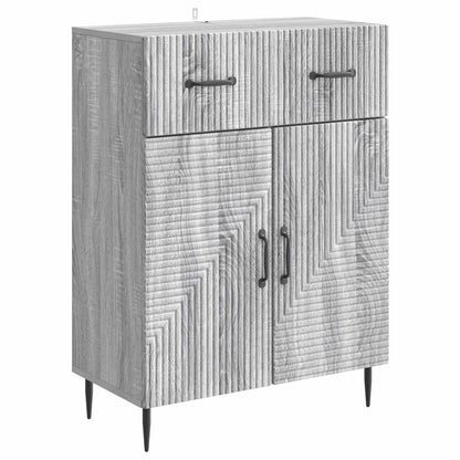 Dressoir met lade Grijs sonoma 66 x 34,5 x 89,5 cm Bewerkt hout