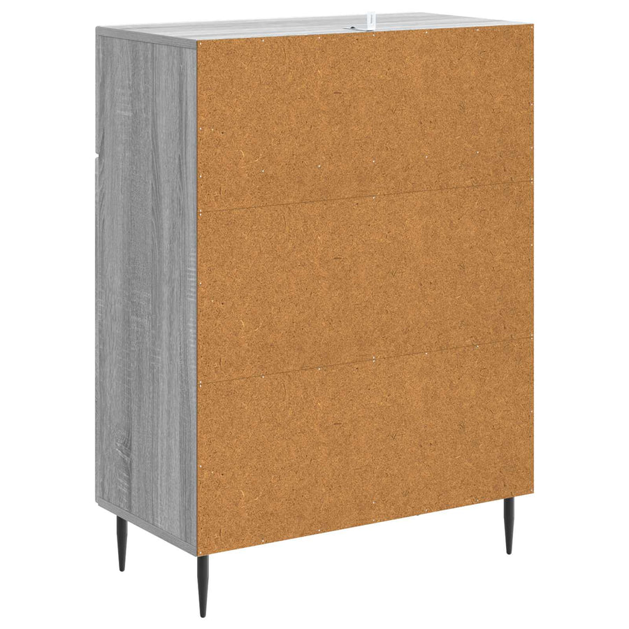 Dressoir met lade Grijs sonoma 66 x 34,5 x 89,5 cm Bewerkt hout