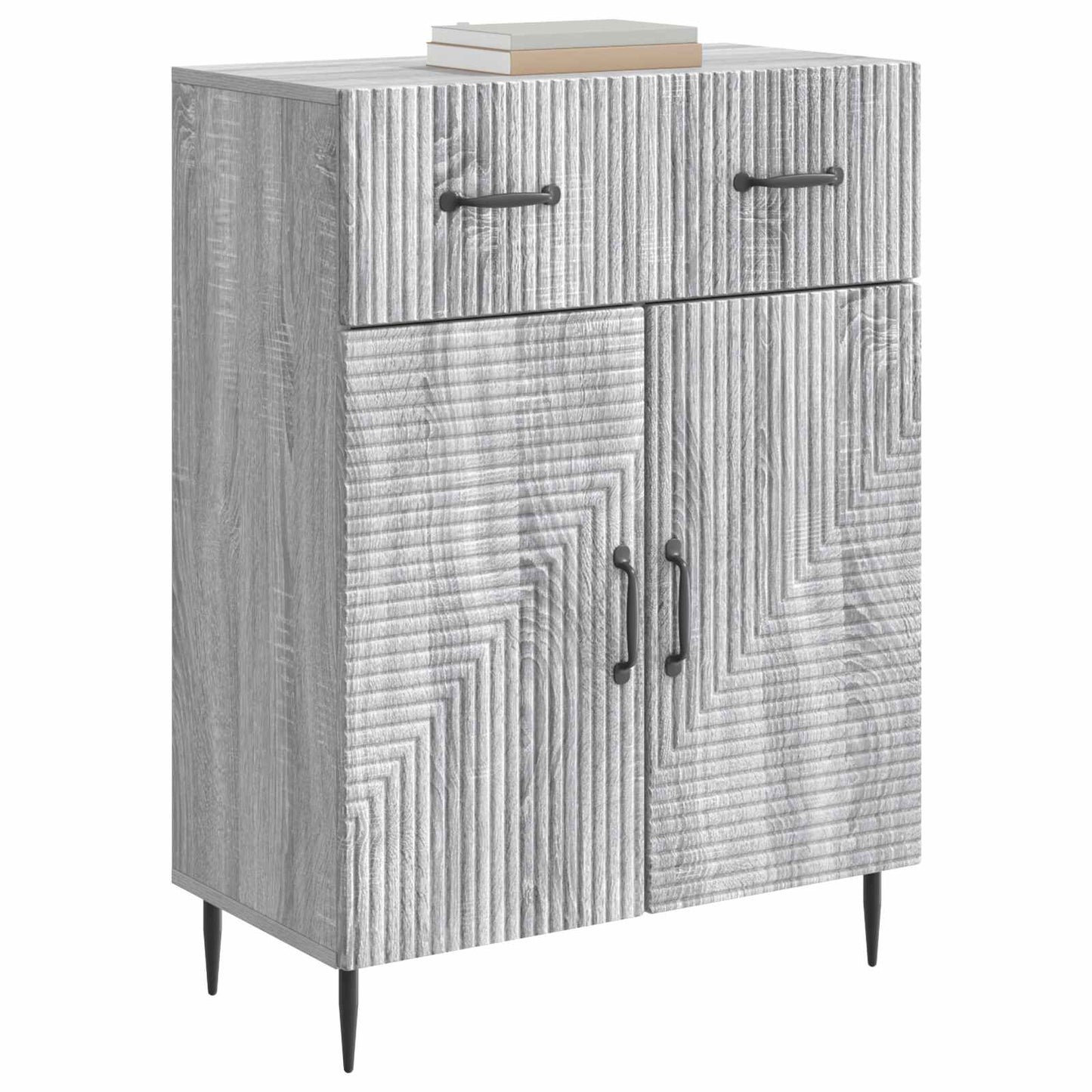 Dressoir met lade Grijs sonoma 66 x 34,5 x 89,5 cm Bewerkt hout