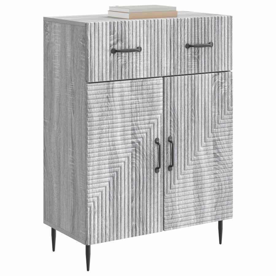 Dressoir met lade Grijs sonoma 66 x 34,5 x 89,5 cm Bewerkt hout