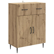 Dressoir 64x34,5x89,5 cm bewerkt hout artisanaal eiken