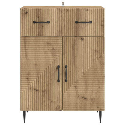 Dressoir Artisanaal eiken 66 x 34,5 x 89,5 cm Bewerkt hout