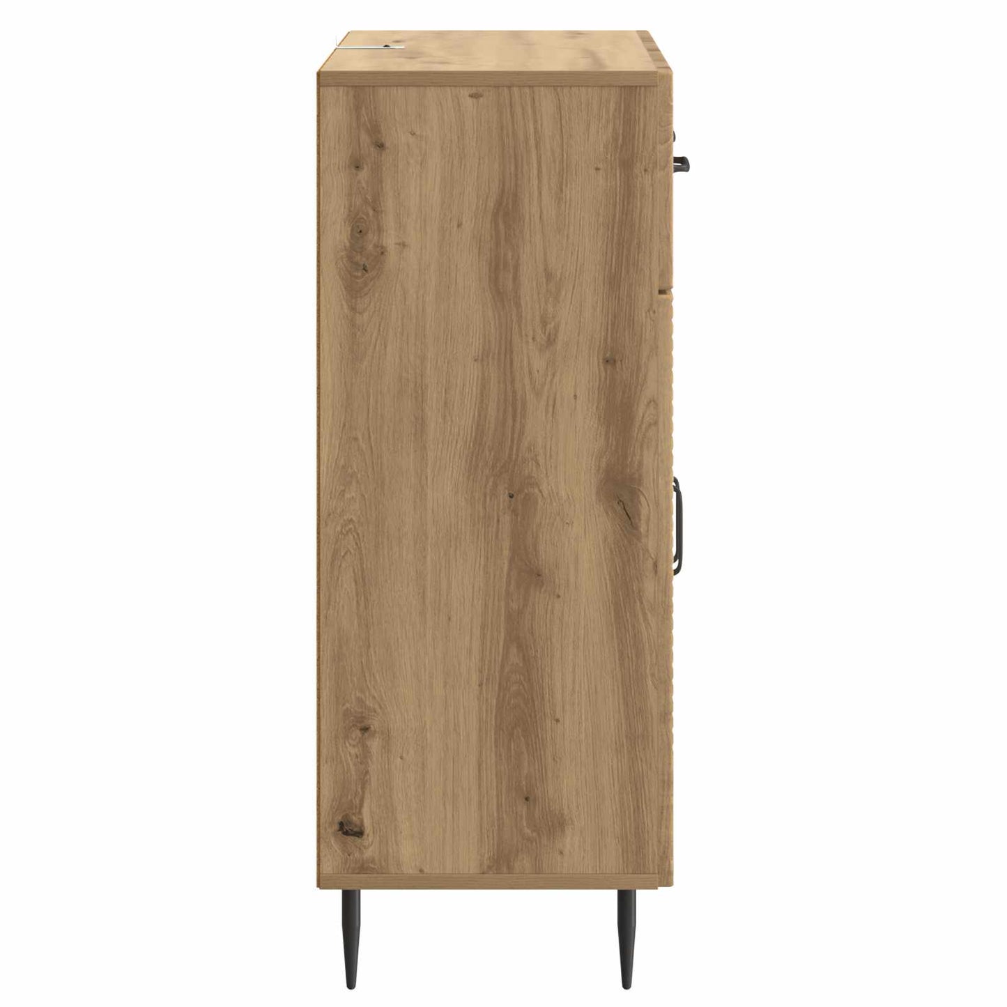 Dressoir Artisanaal eiken 66 x 34,5 x 89,5 cm Bewerkt hout