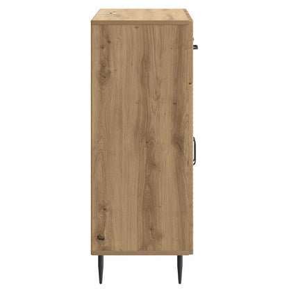 Dressoir Artisanaal eiken 66 x 34,5 x 89,5 cm Bewerkt hout