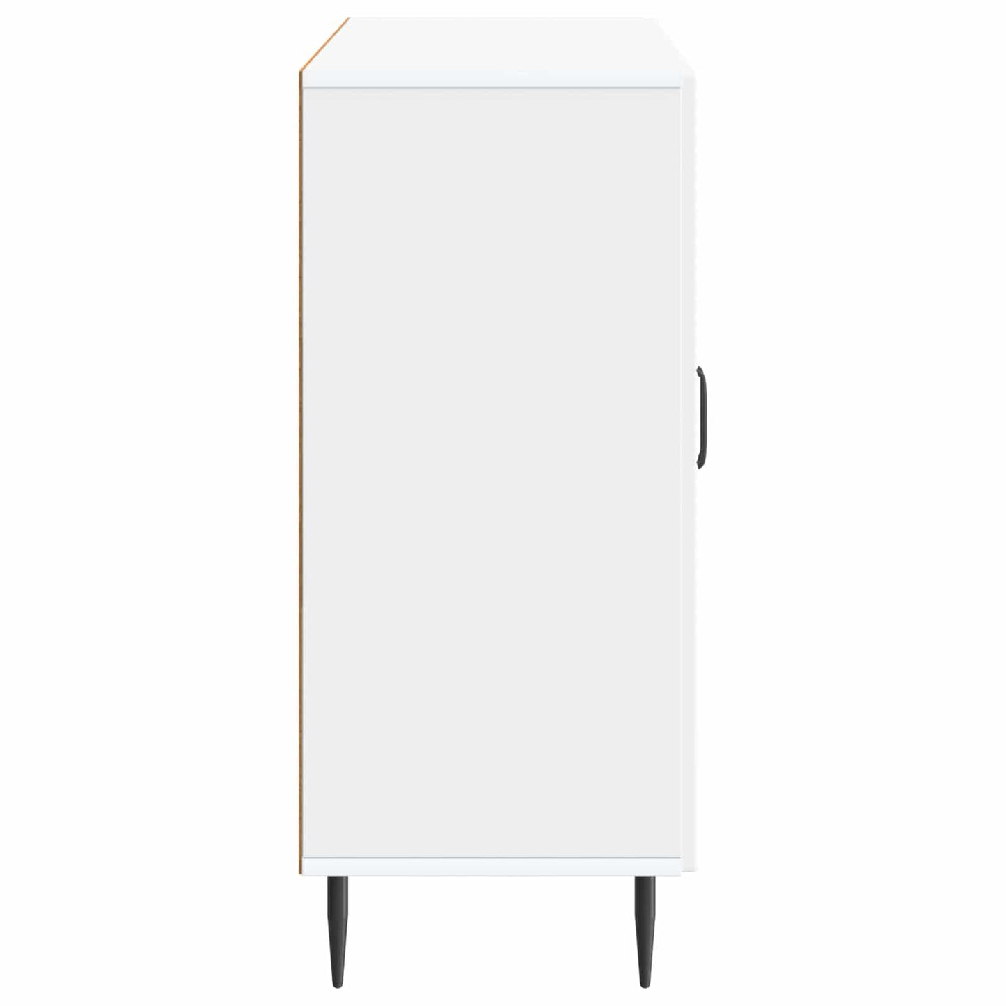 Dressoir Wit 89 x 34,5 x 80 cm Bewerkt hout