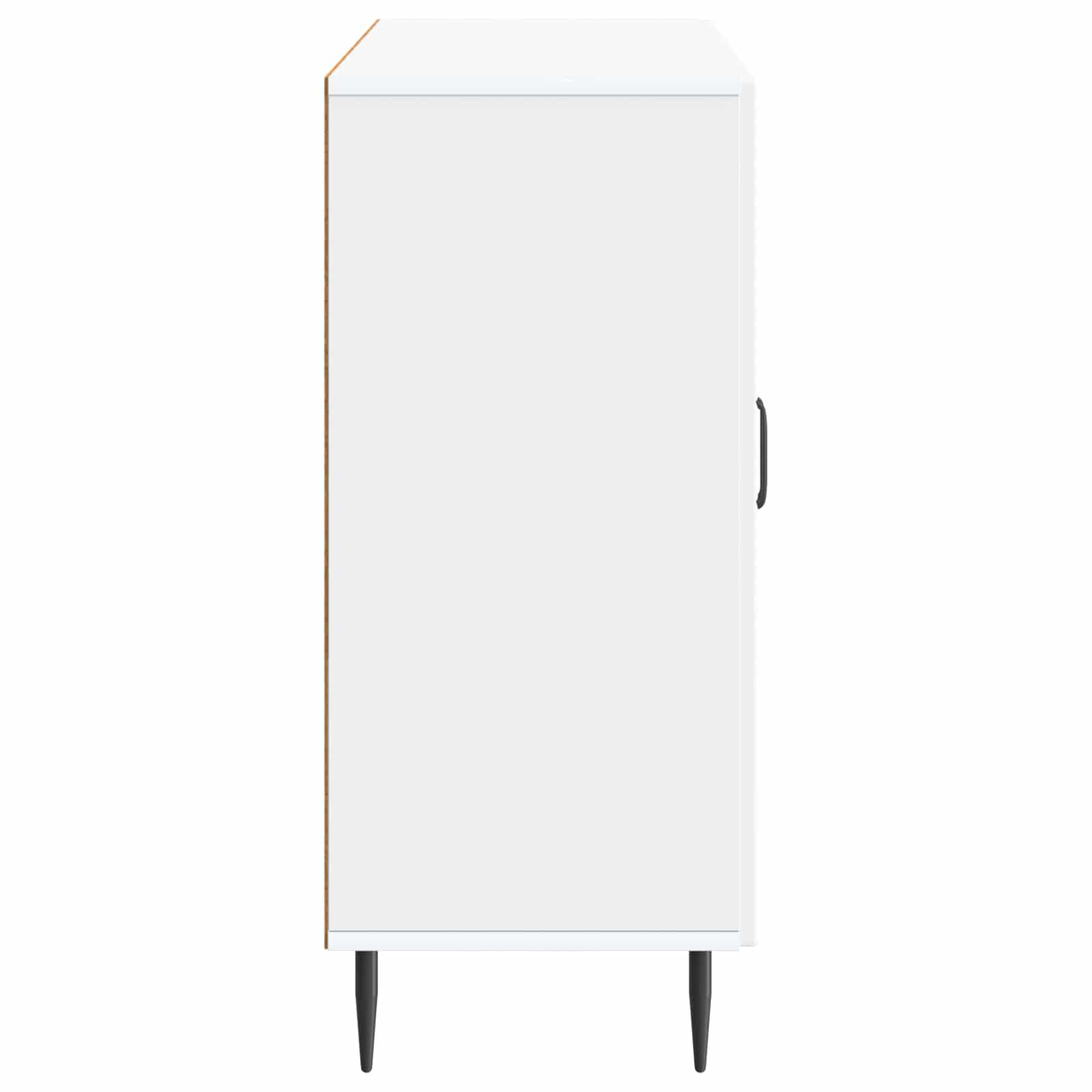Dressoir Wit 89 x 34,5 x 80 cm Bewerkt hout
