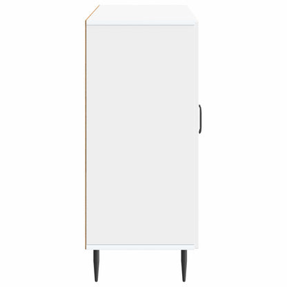 Dressoir Wit 89 x 34,5 x 80 cm Bewerkt hout
