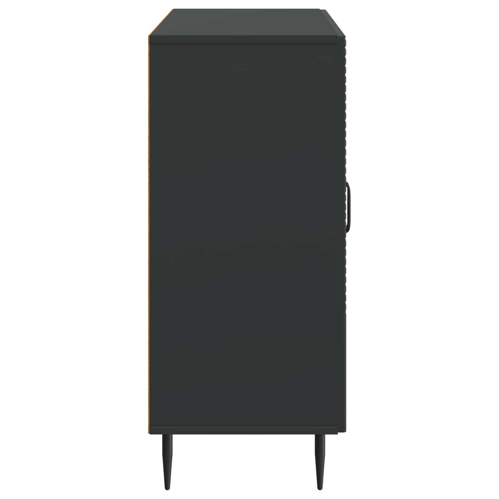 Dressoir Zwart 89 x 34,5 x 80 cm Bewerkt hout