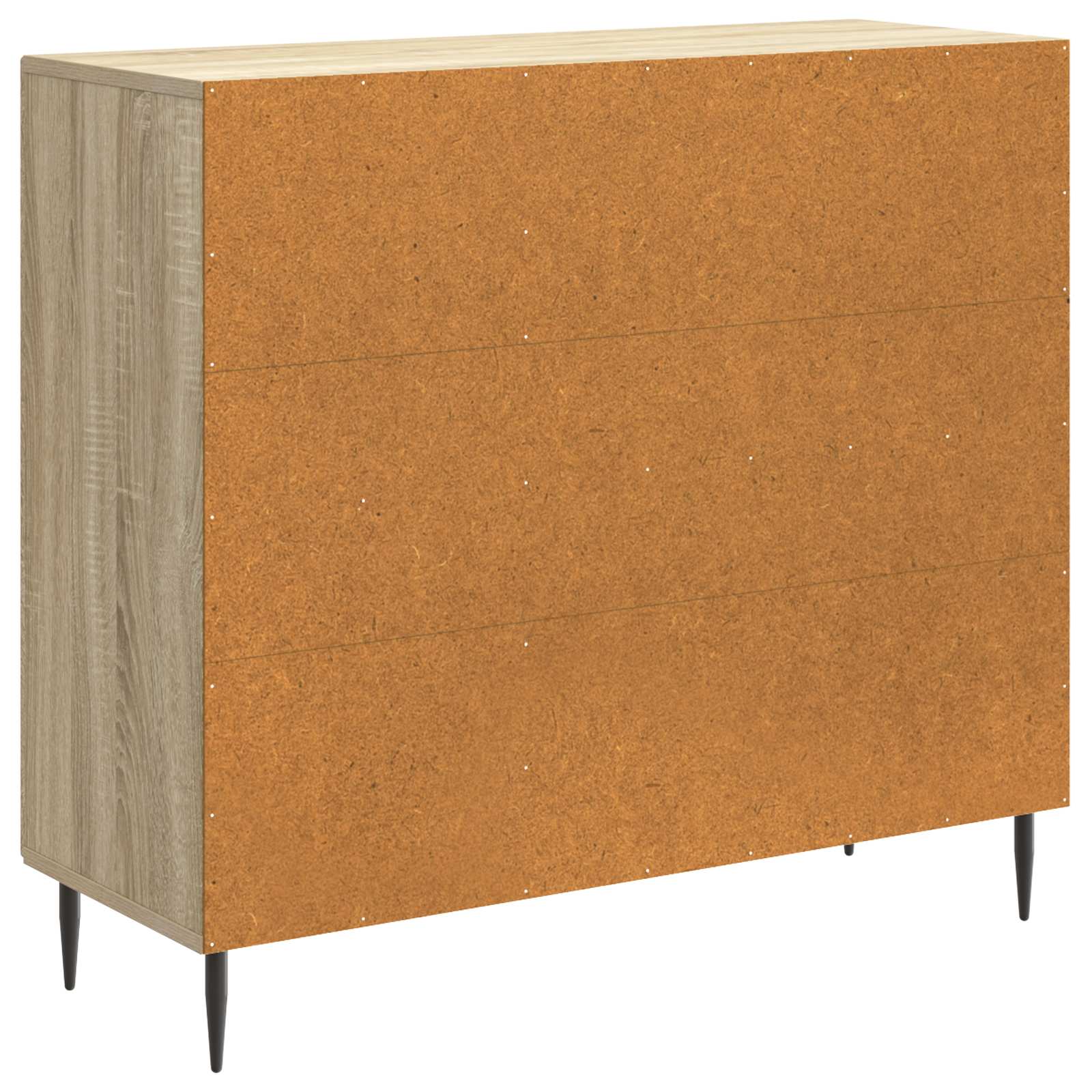 Dressoir Sonoma Eiken 89 x 34,5 x 80 cm Bewerkt hout