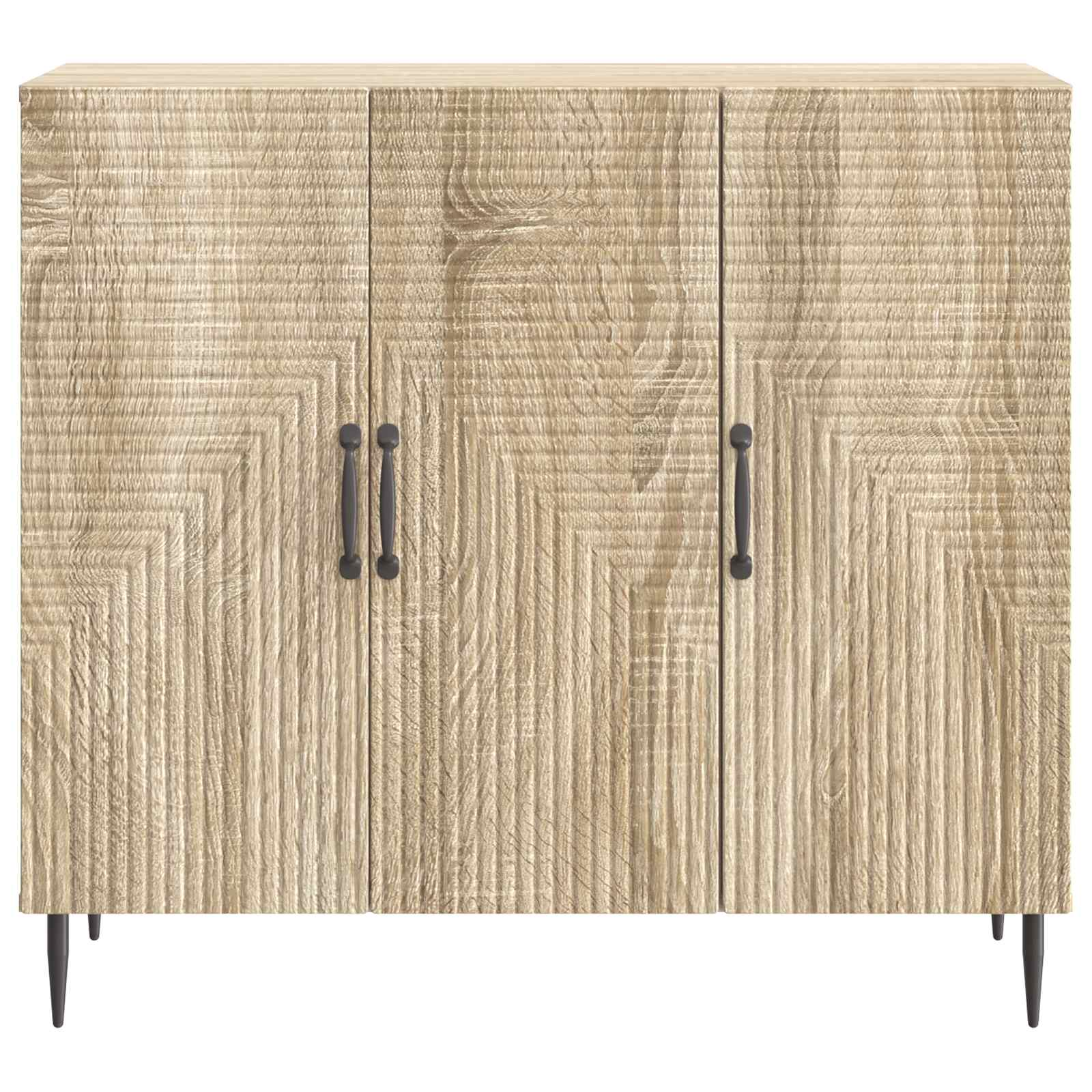 Dressoir Sonoma Eiken 89 x 34,5 x 80 cm Bewerkt hout