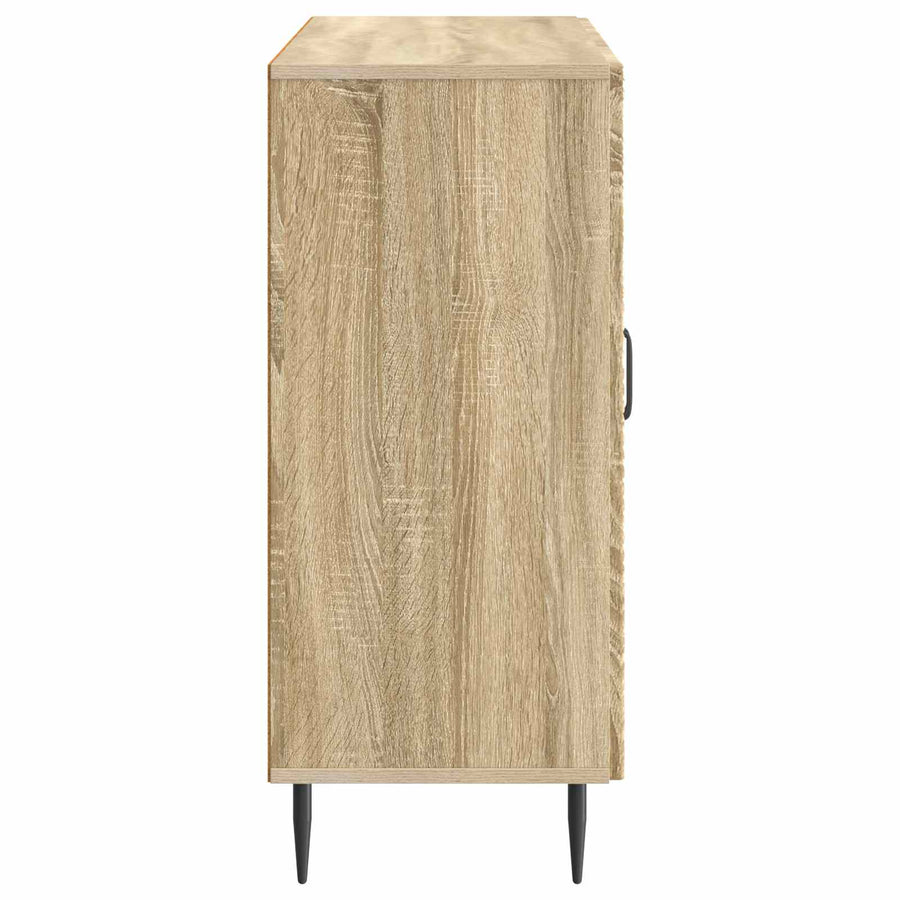Dressoir Sonoma Eiken 89 x 34,5 x 80 cm Bewerkt hout