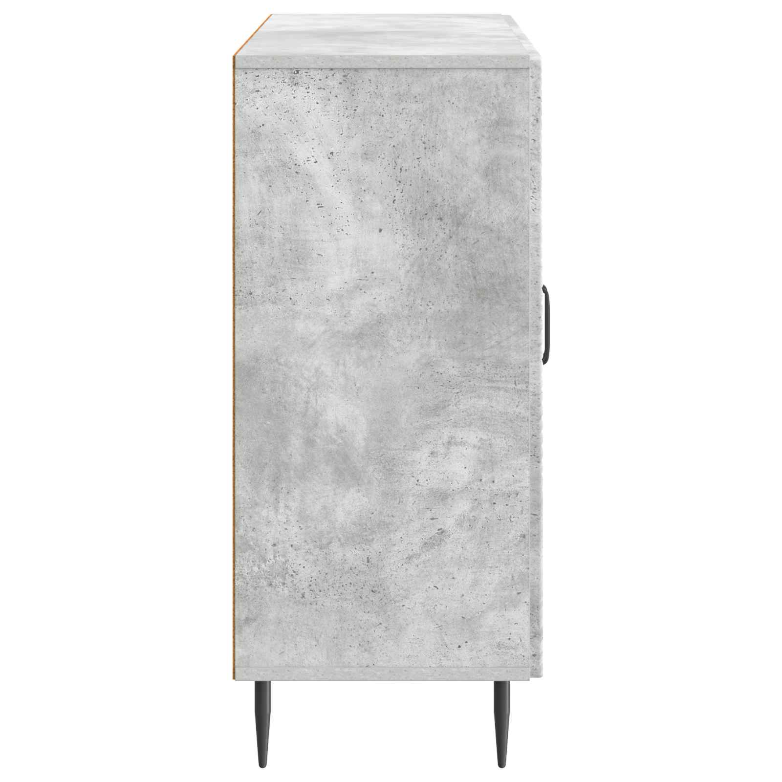 Dressoir Betongrijs 89 x 34,5 x 80 cm Bewerkt hout