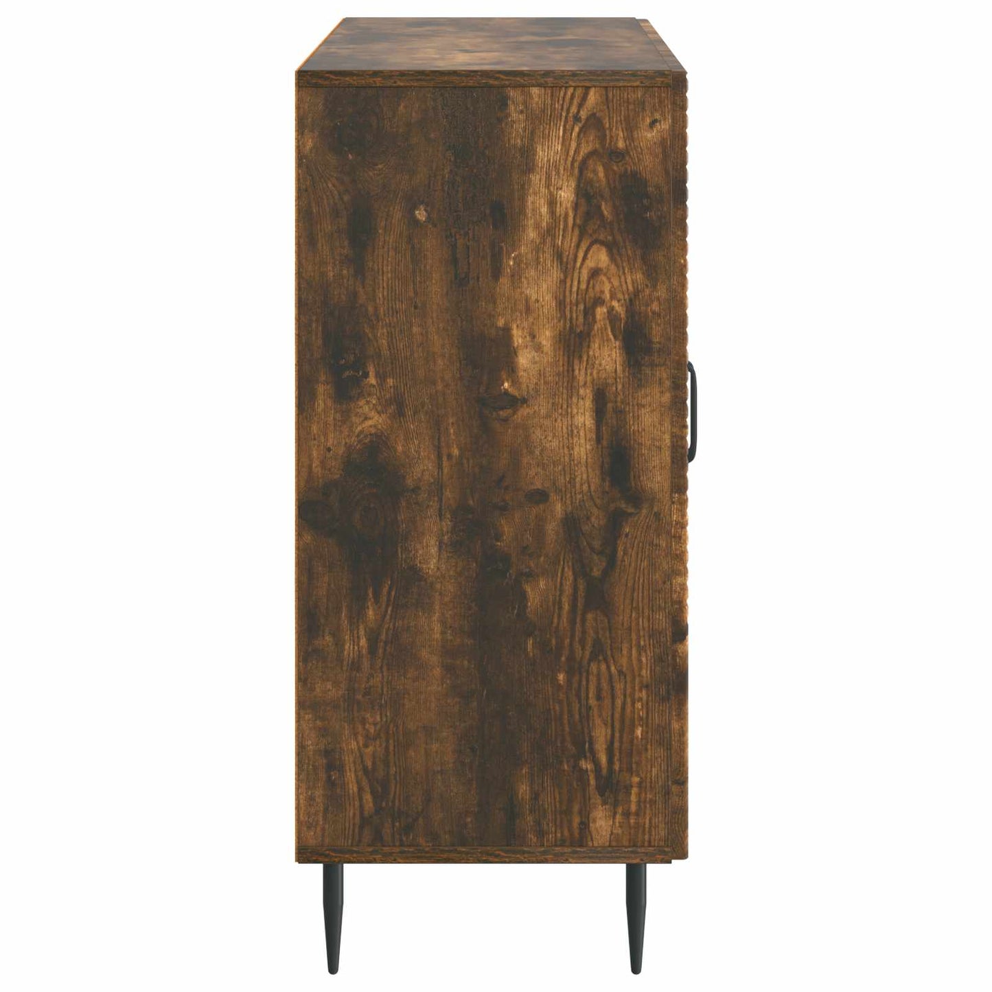 Dressoir Gerookt eiken 89 x 34,5 x 80 cm Bewerkt hout