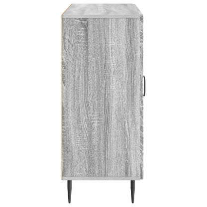 Dressoir Grijs sonoma 89 x 34,5 x 80 cm Bewerkt hout