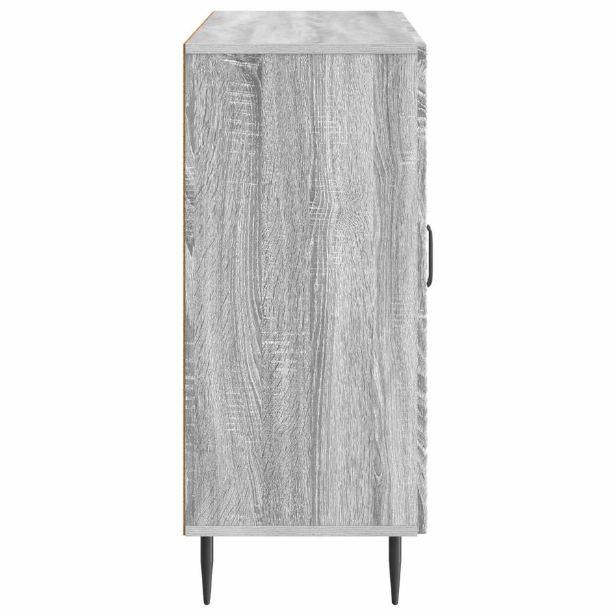 Dressoir Grijs sonoma 89 x 34,5 x 80 cm Bewerkt hout