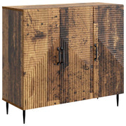 Dressoir oud hout 89x34,5x80 cm bewerkt hout