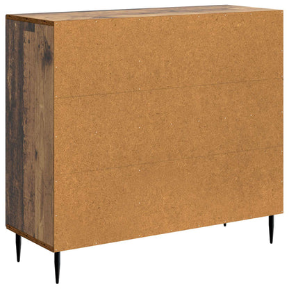 Dressoir Oud hout 89 x 34,5 x 80 cm Bewerkt hout