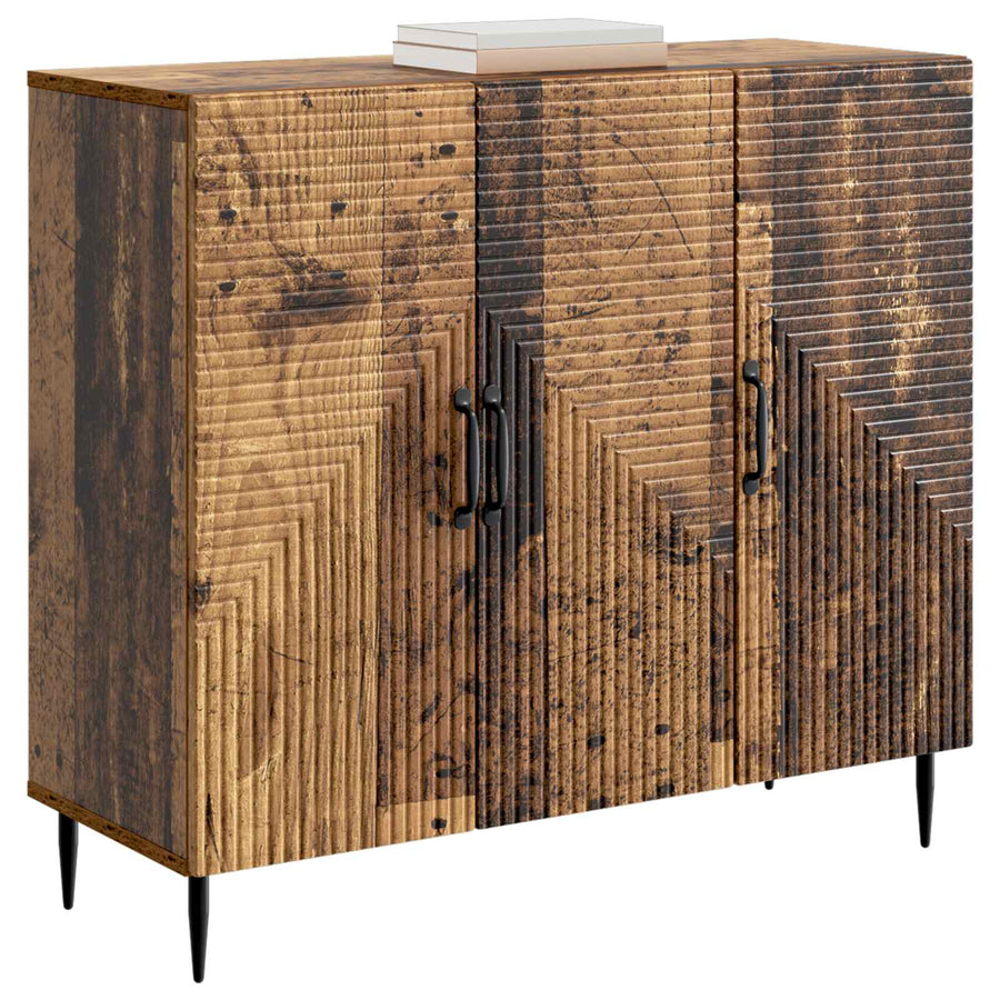 Dressoir Oud hout 89 x 34,5 x 80 cm Bewerkt hout
