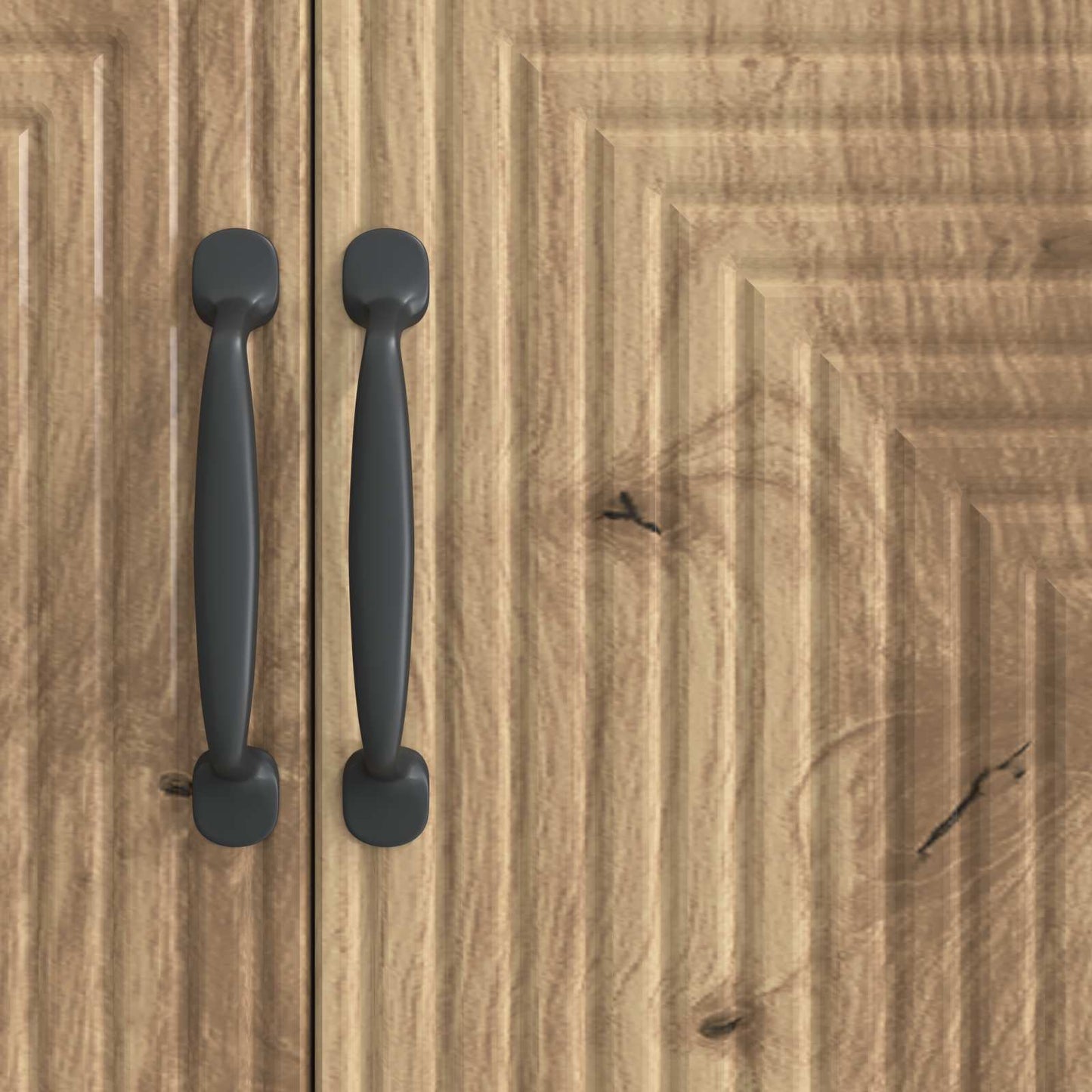 Dressoir Artisanaal eiken 89 x 34,5 x 80 cm Bewerkt hout