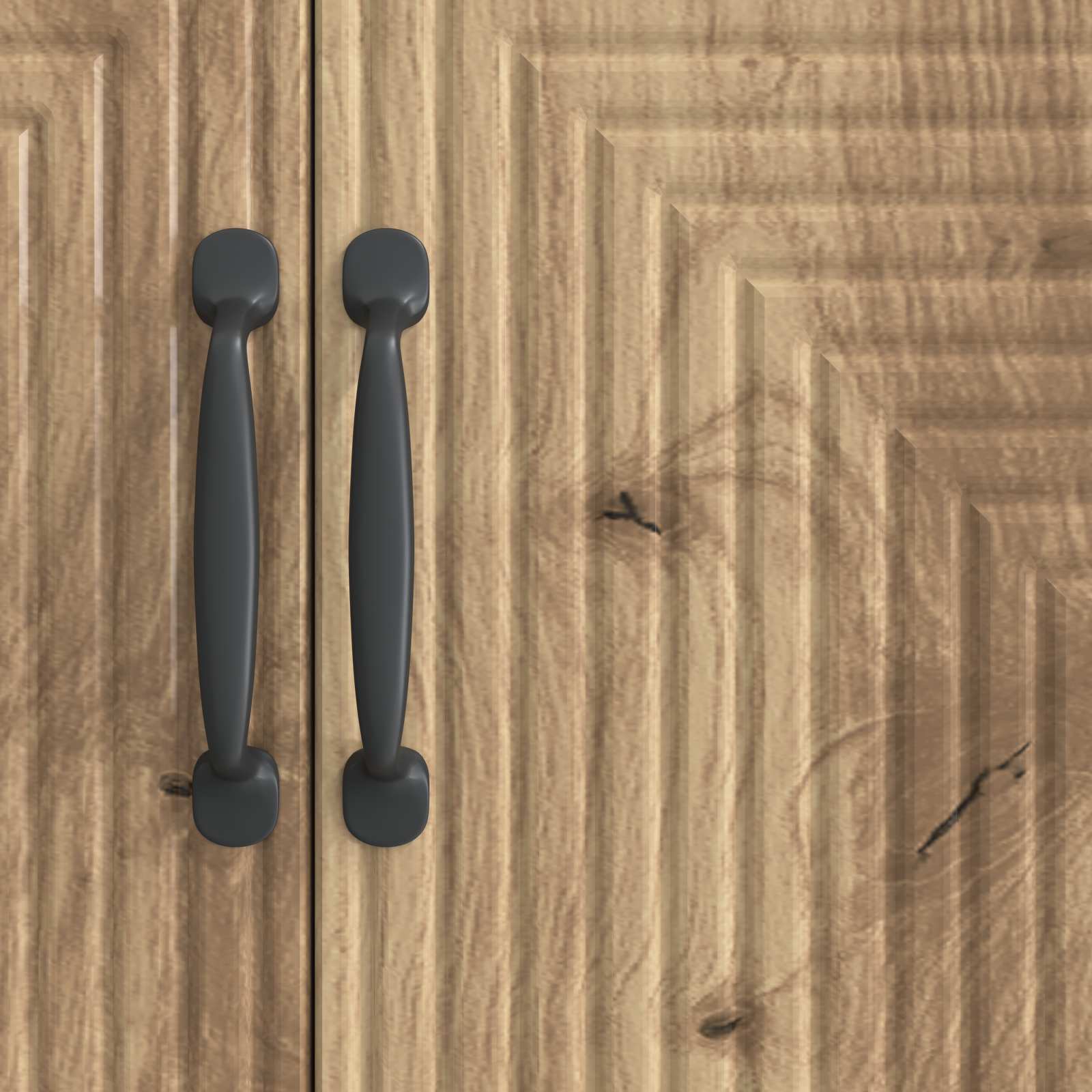 Dressoir Artisanaal eiken 89 x 34,5 x 80 cm Bewerkt hout