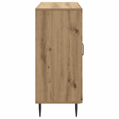 Dressoir Artisanaal eiken 89 x 34,5 x 80 cm Bewerkt hout