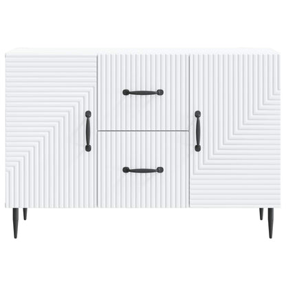 Dressoir met lade Wit 89 x 34,5 x 60 cm Bewerkt hout