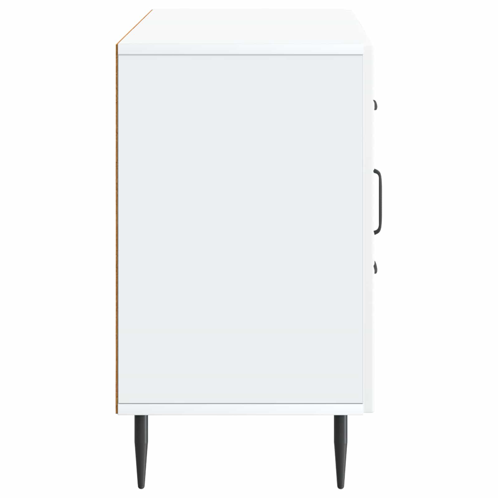 Dressoir met lade Wit 89 x 34,5 x 60 cm Bewerkt hout
