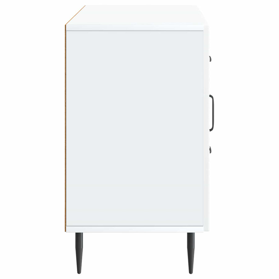 Dressoir met lade Wit 89 x 34,5 x 60 cm Bewerkt hout