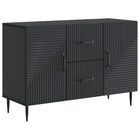 Sideboard with drawer Black 89 x 34.5 x 60 cm Engineered wood