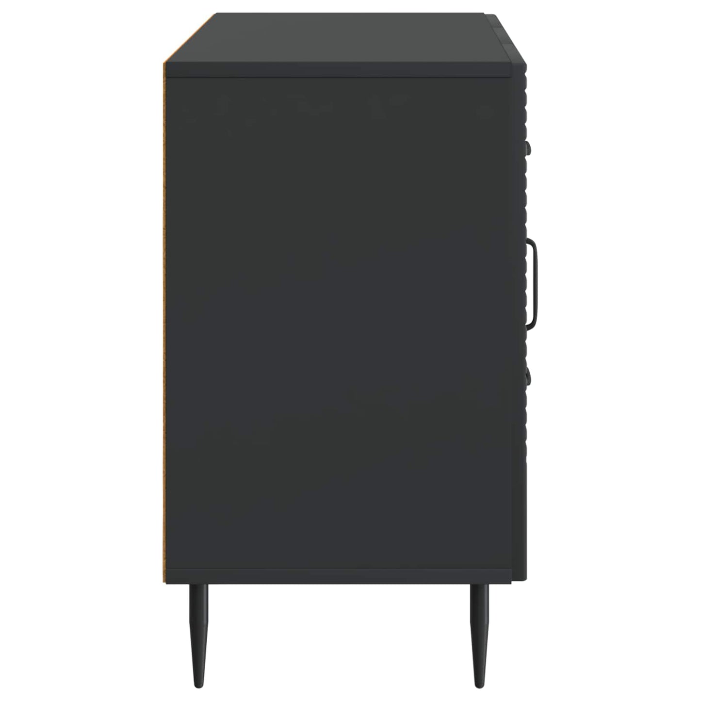 Dressoir met lade Zwart 89 x 34,5 x 60 cm Bewerkt hout