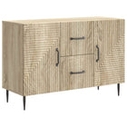 Dressoir Sonoma eiken 89x34,5x60 cm bewerkt hout