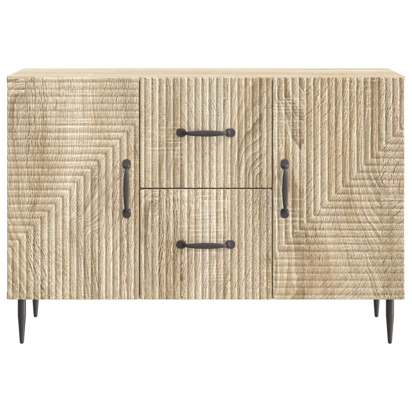 Dressoir met lade Sonoma Eiken 89 x 34,5 x 60 cm Bewerkt hout