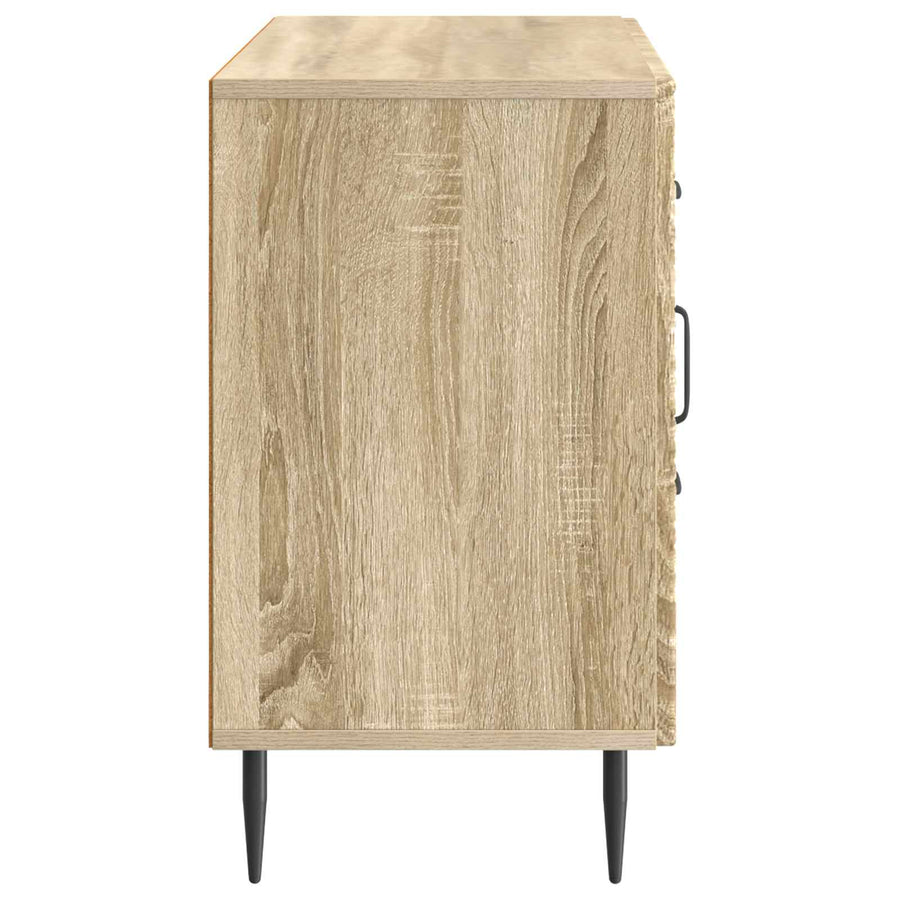 Dressoir met lade Sonoma Eiken 89 x 34,5 x 60 cm Bewerkt hout