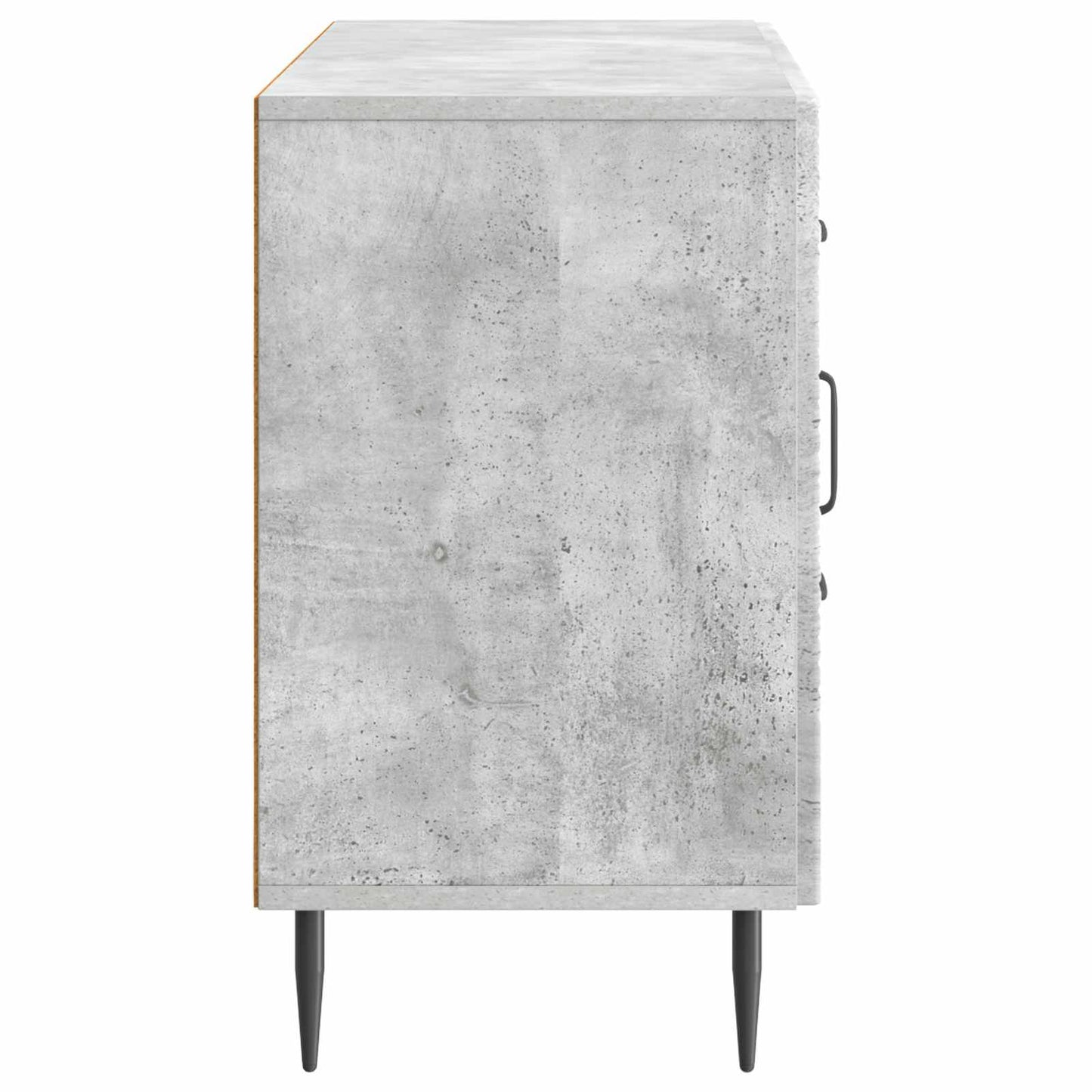 Dressoir met lade Betongrijs 89 x 34,5 x 60 cm Bewerkt hout