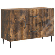 Dressoir 89x34,5x60 cm gerookt eiken bewerkt hout