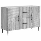 Sideboard with drawer Grey sonoma 89 x 34.5 x 60 cm Engineered wood