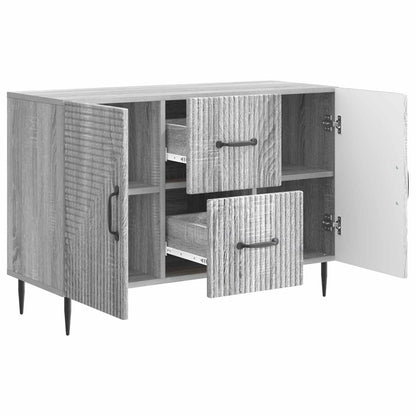 Dressoir met lade Grijs sonoma 89 x 34,5 x 60 cm Bewerkt hout