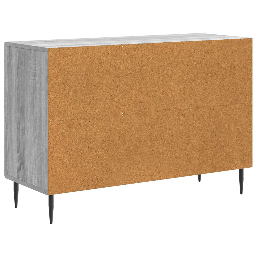 Dressoir met lade Grijs sonoma 89 x 34,5 x 60 cm Bewerkt hout