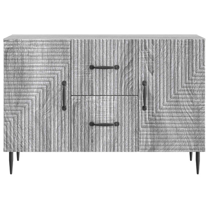 Dressoir met lade Grijs sonoma 89 x 34,5 x 60 cm Bewerkt hout