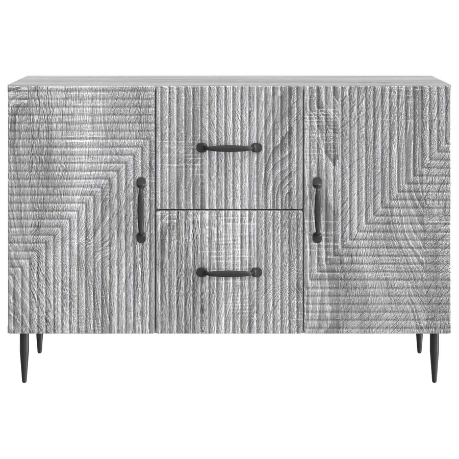 Dressoir met lade Grijs sonoma 89 x 34,5 x 60 cm Bewerkt hout