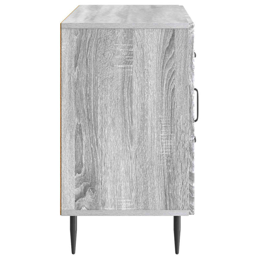 Dressoir met lade Grijs sonoma 89 x 34,5 x 60 cm Bewerkt hout