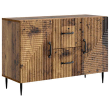 Dressoir met lade Oud hout 89 x 34,5 x 60 cm Bewerkt hout